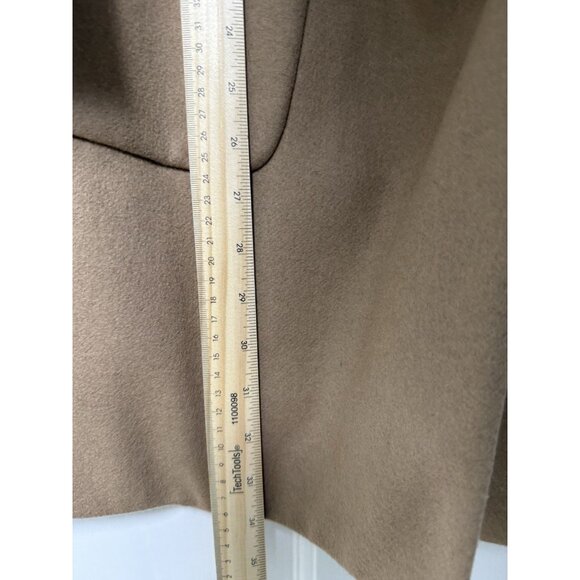 J.Crew Nello Gori Capella Wool Cashmere Coat Size 2 EUC Camel Tan - Picture 11 of 12